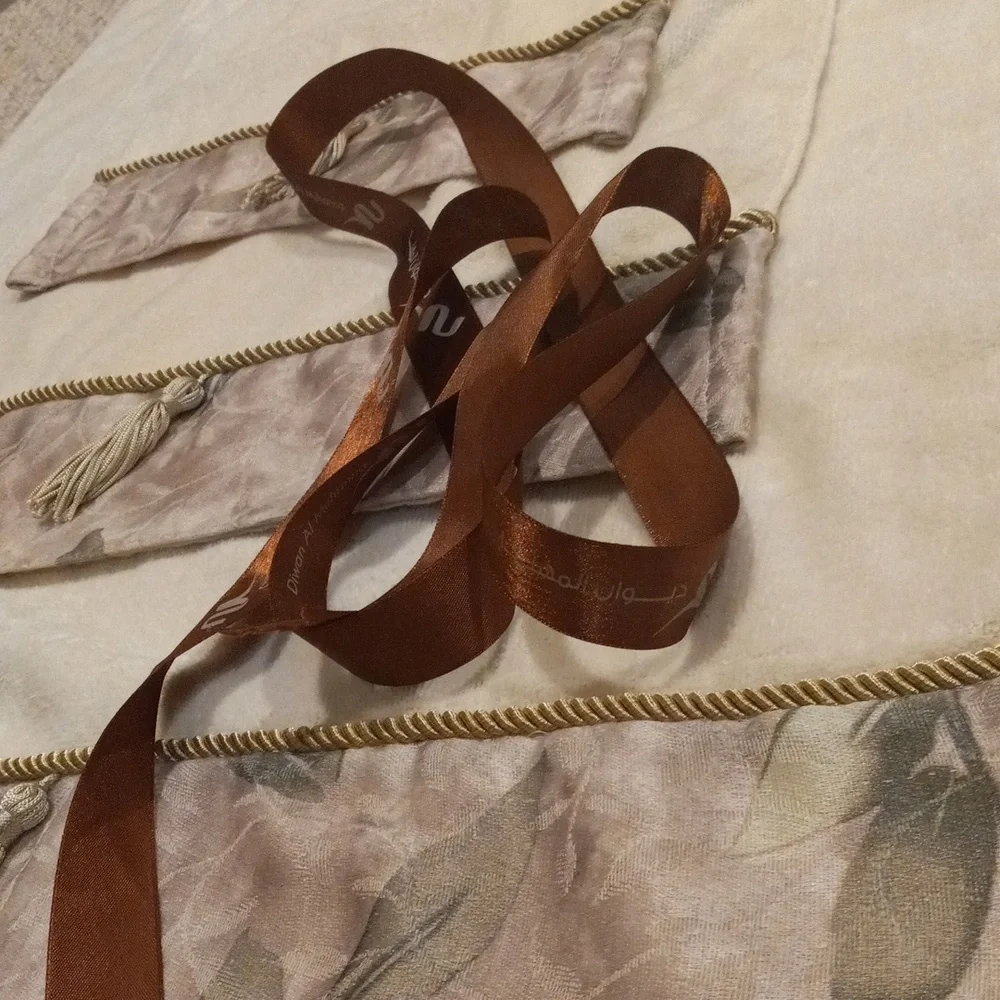 Decorative Set of 3 towels tasseled trim soft and luxurious feel Botanical Bath